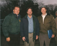Josh  First with Governor Tom Ridge and DCNR Secretary John C. Oliver