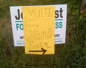 Collect First for Congress Signs